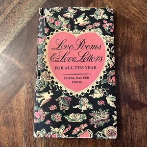 Vtg Love Poems and Love Letters For All the Year Ruth McCrea 1st Printing HC DJ - Imagen 1 de 14