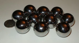 Ten 13/16" Aircraft Grade Bearing Balls M50 Alloy - Extra High Heat and Hardness - Picture 1 of 5
