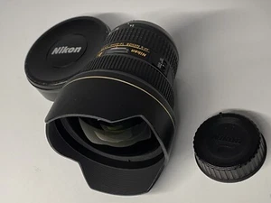 Nikon Nikkor AF-S 14-24mm f/2.8 G SWM ED IF Lens w/ caps *Near Mint* - Picture 1 of 8