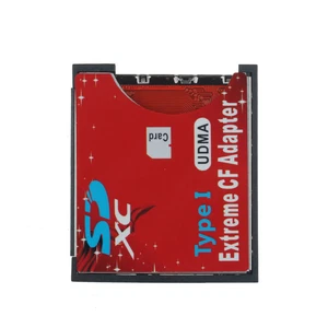 SD SDHC SDXC To CF Type II Compact Kartenleser Flash Memory Card Adapter Reader - Bild 1 von 3