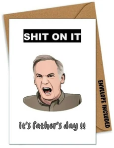 Funny Friday Nights Dinner Shalom Father's Day Card Dad Daddy Grandad / LP - Picture 1 of 1