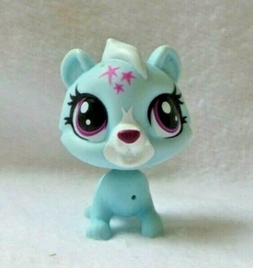 LITTLEST PETSHOP LPS #4019 HASBRO BEAR EISBÄR SNOWFLAKE PAWSON BLAUER STERN - Bild 1 von 5