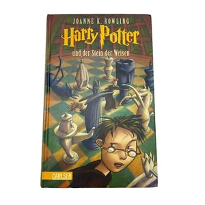 2000 Harry Potter Und Der Stein Der Weisen, Rowling in German Sorcerers Stone HB - Imagen 1 de 18