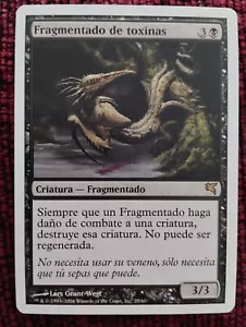 MTG TOXIN SLIVER SPANISH (Fragmantado de Toxinas) VERY RARE Salvat-Hachette WOTC - Picture 1 of 4