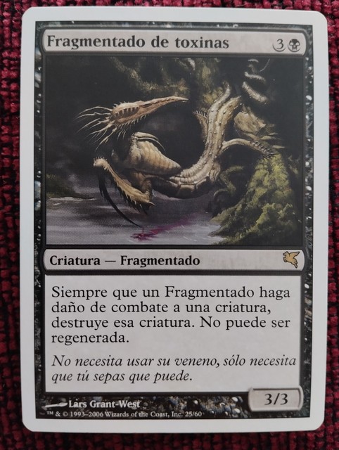 MTG FALLEN ANGEL (Ángel caído) VERY RARE SPANISH GOOD Salvat-Hachette 2006  WOTC