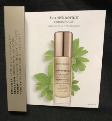 New - Bare Minerals Skinsorials Skinlongevity Vital Power Infusion 7.5ml/0.25oz - Image 1 of 4