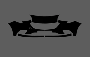 Vauxhall (Opel) Corsa E 2014- KLAR Stoßstange vorne Steinschlagschutz Lackschutzfolie - Bild 1 von 3