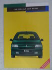 Renault Clio 1994 Broschüre - Be Bop!, Baccarat, RSi, 16V, RL Prima,RN, RT.10 Seiten