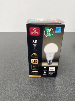 Globe Electric Energy Star 10 Watt Dimmable LED Bulb - 800 Lumens, 3000K, 5000K - Image 1 of 3
