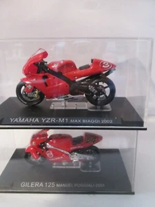 GILERA AND YAMAHA 1-24 SCALE MOTORCYCLE MODELS - Picture 1 of 3