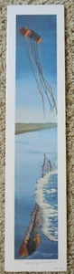 Signierter & nummerierter Carol Thompson limitierte Ausgabe Druck mit Echtheitszertifikat ~ "Going Up" ~ 25" x 5,5" - Bild 1 von 5