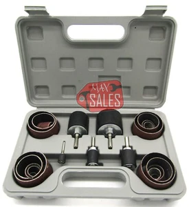 25 Pc SANDING DRUM SET for WOODWORKING DRILL PRESS SANDER ROUND SLEEVES TOOL KIT - Picture 1 of 2