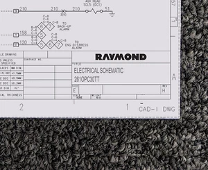 Raymond 261OPC30TT Order Picker Forklift Elec Wiring Diagram Schematic Manual - Picture 1 of 1