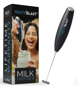 Milk Frother Handheld Battery Operated Electric Whisk Drink Mixer foam maker - Picture 1 of 11