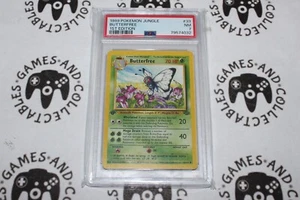 Butterfree #33/64 - 1st Edition - PSA 7 - Pokemon TCG | Jungle Set - Picture 1 of 3