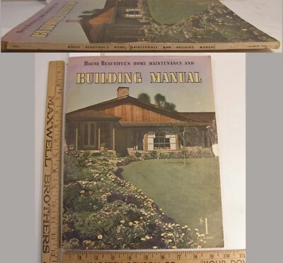 1949 HOUSE BEAUTIFUL BUILDING MANUAL PAUL TROUSDALE PALM SPRINGS ALLEN G SIPLE - Image 1 of 4