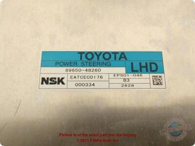 Módulo de control de dirección asistida usado se adapta a: Toyota Highlander 2012 dirección tablero derecho Foto 1 de 4