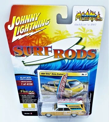 JOHNNY LIGHTNING STREET FREAKS SURF RODS 1964 OLDS VISTA CRUISER R4 #5 - image 1 of 4