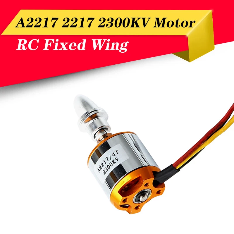 A2217 2300KV RC Brushless Outrunner Motor for RC Fixed Wing Plane Helicopter - Image 1 of 4