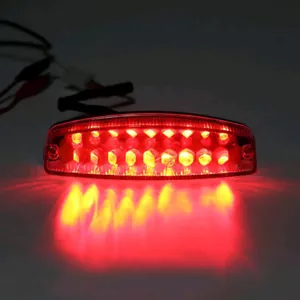 Motorcycle Taillamp LED Brake Light For ATV Quad Kart Rear Indicator Taillight - Picture 1 of 12