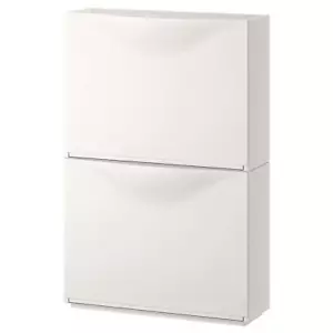 New White  IKEA Trones shoe Storage Stackable cabinet Drawer Cupboard,52x39 cm - Picture 1 of 10