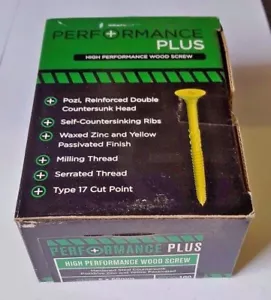 5 x 60mm PERFORMANCE PLUS WOOD SCREWS (Box of 100 screws) - Picture 1 of 1