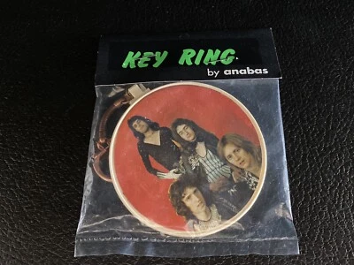 Queen 1973 Anabas Sealed Key Ring Freddie Mercury Keychain Rookie Card Sticker - Image 1 of 4