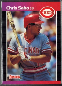 Donruss 1989 ~ Chris Sabo 317 novato - Imagen 1 de 2