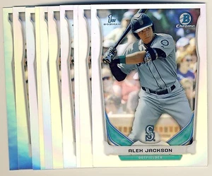 (29) 2014 Bowman Chrome Draft Refractor ALEX JACKSON Rookie LOT Mariners DP3 - Picture 1 of 1