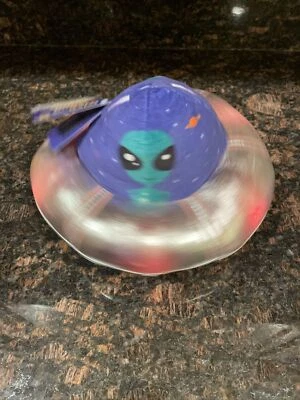 Over The Moon Peluche UFO ALIEN Nave Espacial Platillo - Luces Sonidos Gira Color Foto 1 de 4