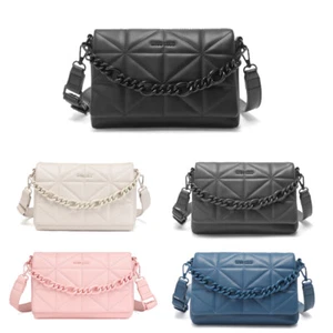 Ladies Stylish Medium Crossbody Shoulder Bag Handbag with Chain Strap for Women - Picture 1 of 56