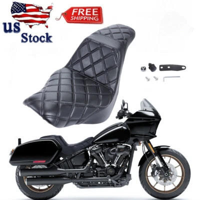 Comfortable Style 2-Up Seat For Harley Low Rider ST FXLRST FXLR FXLRS 2018-2023 — 第 1/4 张图片