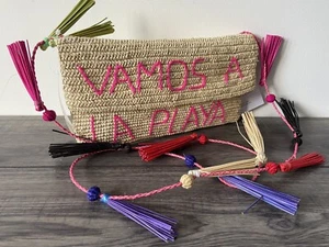 Sensi Studio Handgefertigt Gewebt Schulter Umhängetasche Einzelhandel BNWT - Picture 1 of 16