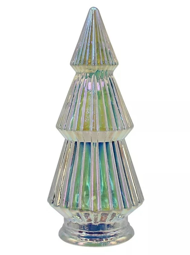 Holiday House Table Decor St. Nicholas Square IRIDESCENT Tree *EXTREMELY CHEAP* - Image 1 of 1