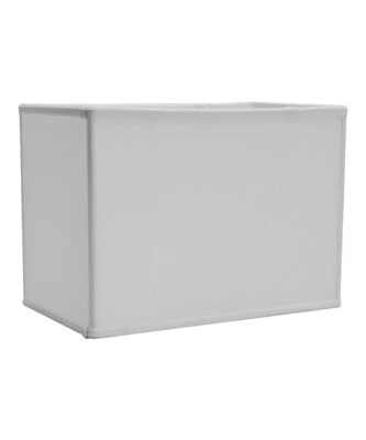 Rectangular Drum Lampshade (8x14) (8x14) x 10 White - Image 1 of 4