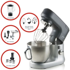 Küchenmaschine Komplettset 4,5Liter Profi-Knetmaschine Standmixer Fleischwolf - Bild 1 von 12
