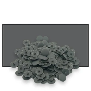 Bifix™ Charcoal Grey Screw Pozi Phillips Cover Caps Snap On 6-8g Pz2 Ph2 Push - Picture 1 of 3