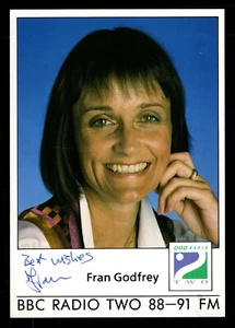 FRAN GODFREY (RADIO 2) SIGNED 4 x 6 PHOTO - Picture 1 of 2
