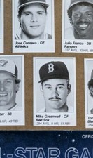 1989 1990 1991 MLB All-Star Game Program Player Cuts - U Pick a player