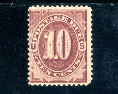 USAstamps Unused FVF US 1884 Postage Due Scott J19 NG - Image 1 of 2
