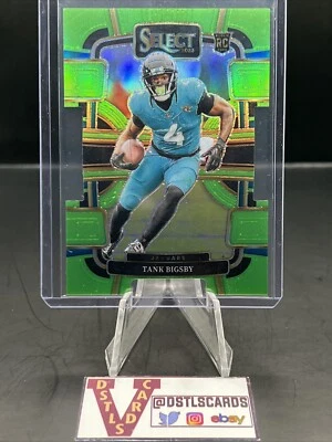 2023 Panini Select - TANK BIGSBY ROOKIE CONCOURSE NEON GREEN DIE CUT /599 #47 - Image 1 of 3