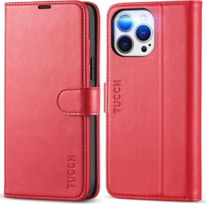 TUCCH Case for iPhone 13 Pro Max (6.7") 2021 5G, Premium Magnetic PU Leather... - Picture 1 of 9