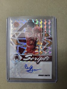 2021-22 MOSIAC SILVER SCRIPTS AUTO BINGO SMITH