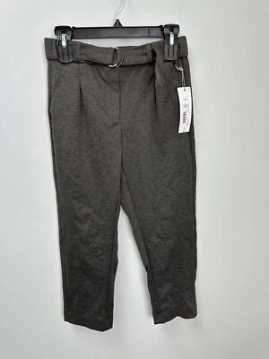 Liz Claiborne Gray Ponte Mid Rise Straight Trouser Women's Sz 2P  Petite - Image 1 of 4