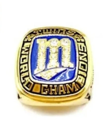 1987 MINNESOTA TWINS World Series Championship Commemorative Ring Cover