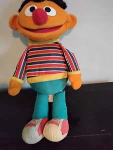 Sesame Street Ernie Doll 1986 Hasbro 16" - Picture 1 of 2