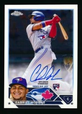 2023 TOPPS CHROME GABRIEL MORENO RC ON-CARD AUTO AUTOGRAPH DBACKS ROOKIE SP! HOT