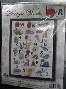 Design Works Kreuzstich-Kit 3417 ""ABC Spaß"" - Neu - Bild 1 von 7
