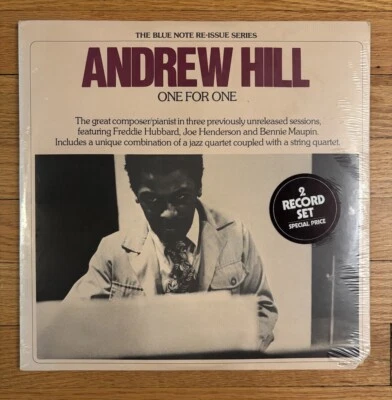 Andrew Hill - One For One 2 LP Blue Note Stereo Unreleased Sessions SEALED - Image 1 of 2