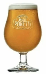 1 X Birrificio Angelo Poretti Pint Glasses Brand New Pub ManCave Home Bar - Picture 1 of 1